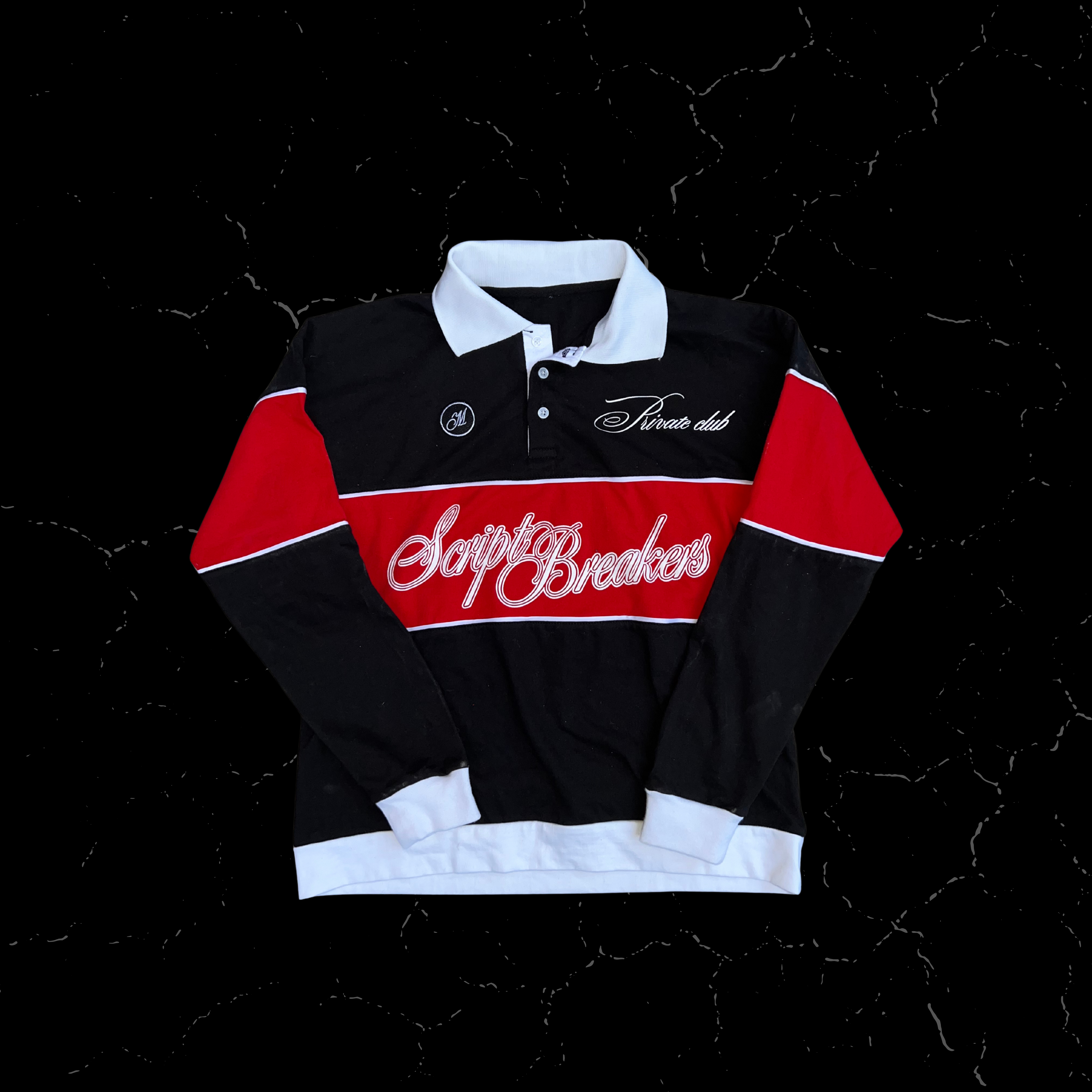 3T private club polo longsleeve